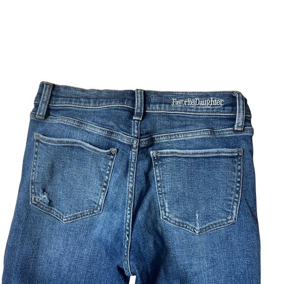 Favorite Daughter The Erin High Rise Slim Straight Blue Jeans Size 26 - Picture 5 of 7
